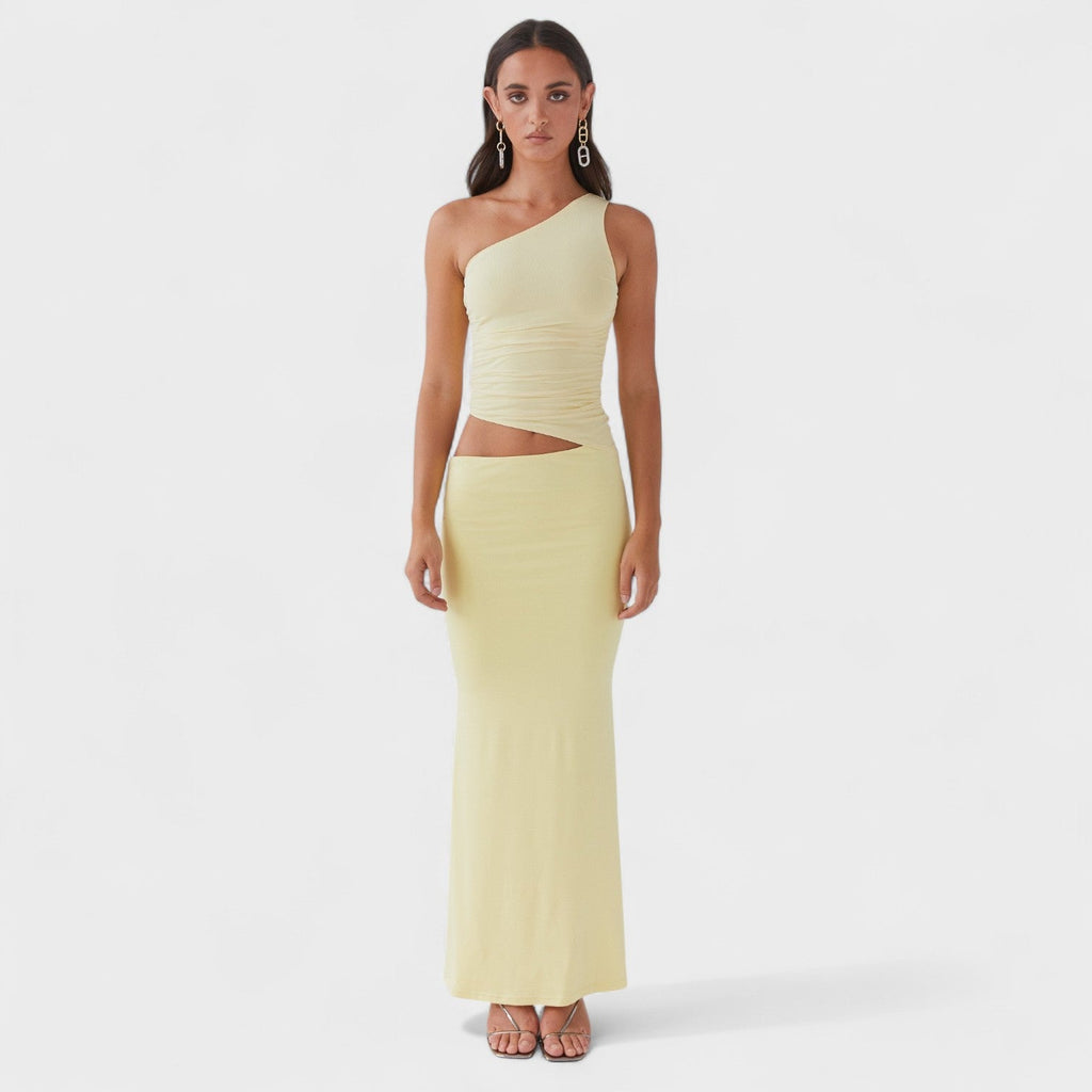 Asymmetrical Maxi Dress
