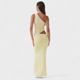 Asymmetrical Maxi Dress