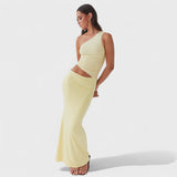 Asymmetrical Maxi Dress