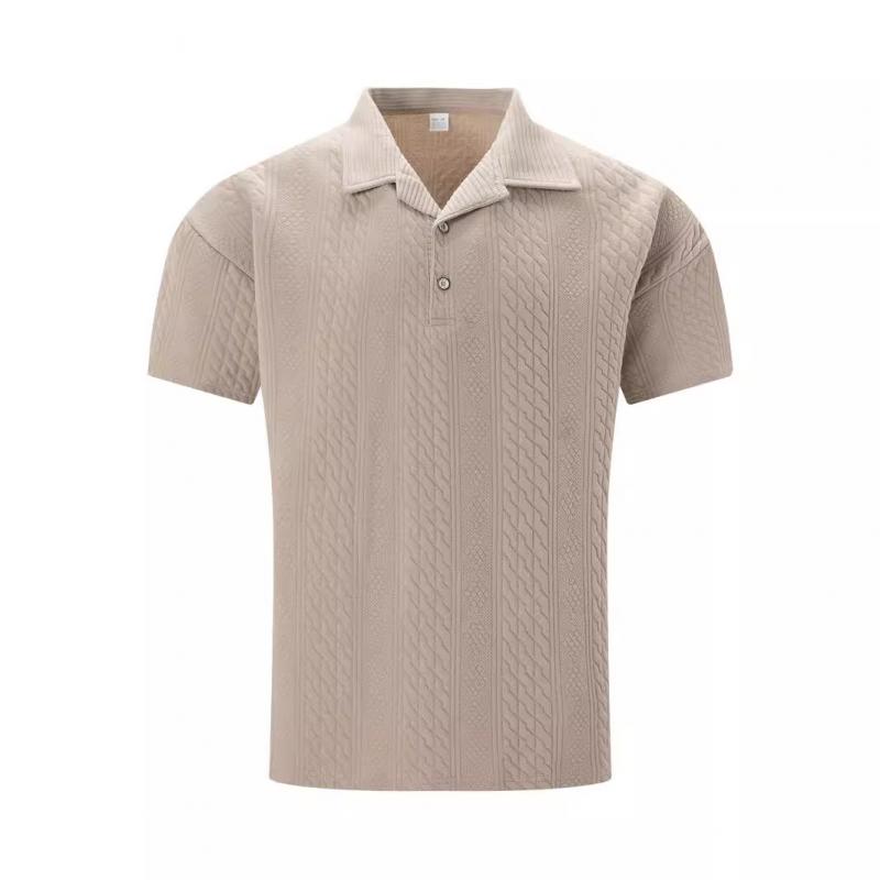 Atsitiktiniai Polo Marškiniai - Jacquard Audinys
