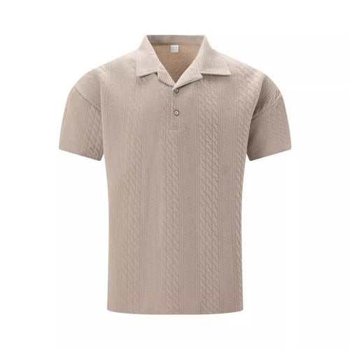 Atsitiktiniai Polo Marškiniai - Jacquard Audinys