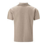 Atsitiktiniai Polo Marškiniai - Jacquard Audinys