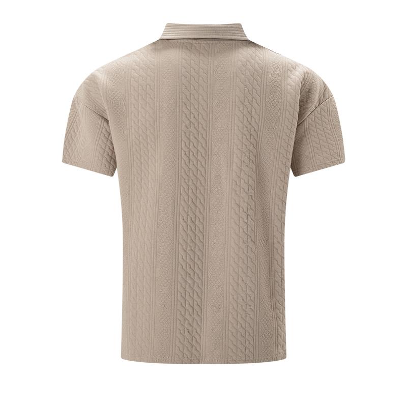 Atsitiktiniai Polo Marškiniai - Jacquard Audinys