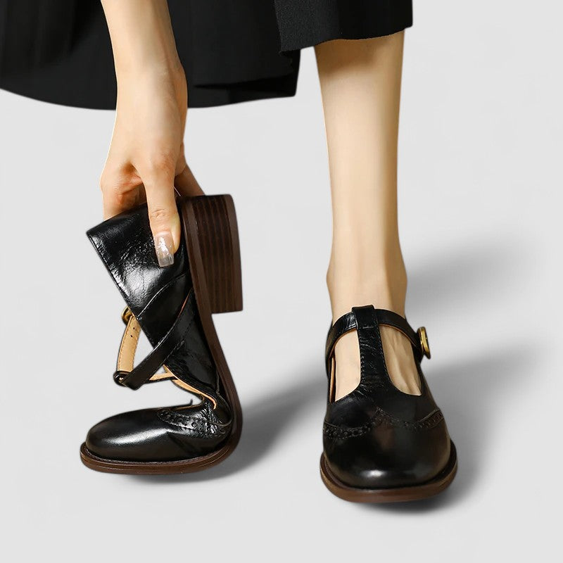 Mary Jane Orthopedic Shoes (Smėlinė)