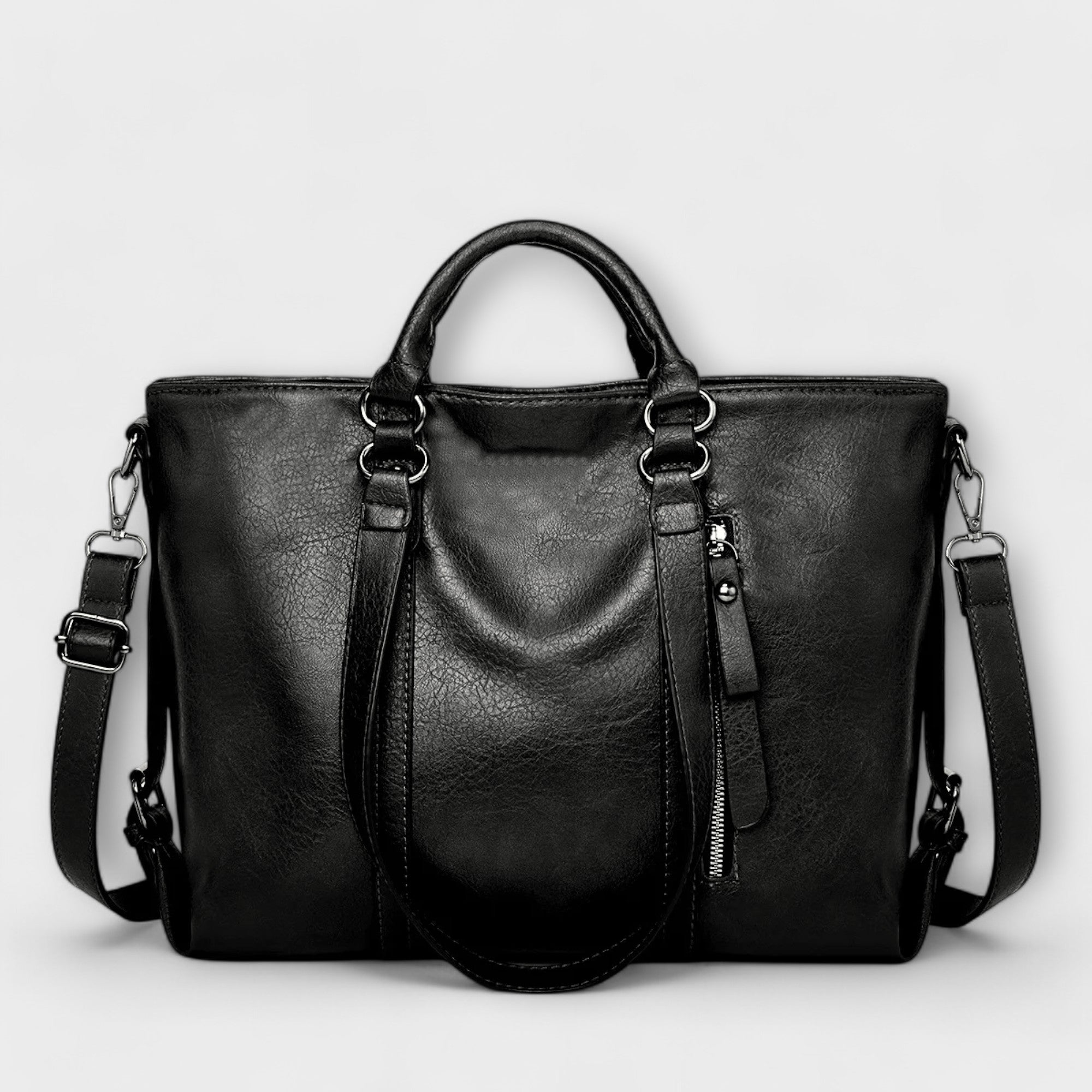 Didelė odinė handbag