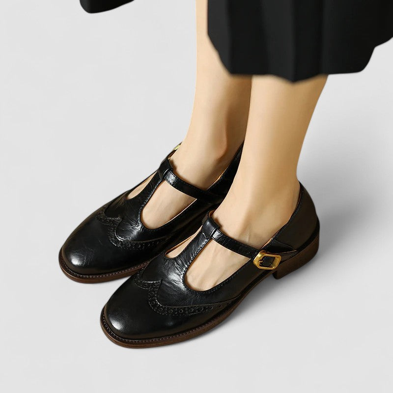 Mary Jane Orthopedic Shoes (Smėlinė)