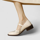 Mary Jane Orthopedic Shoes (Smėlinė)