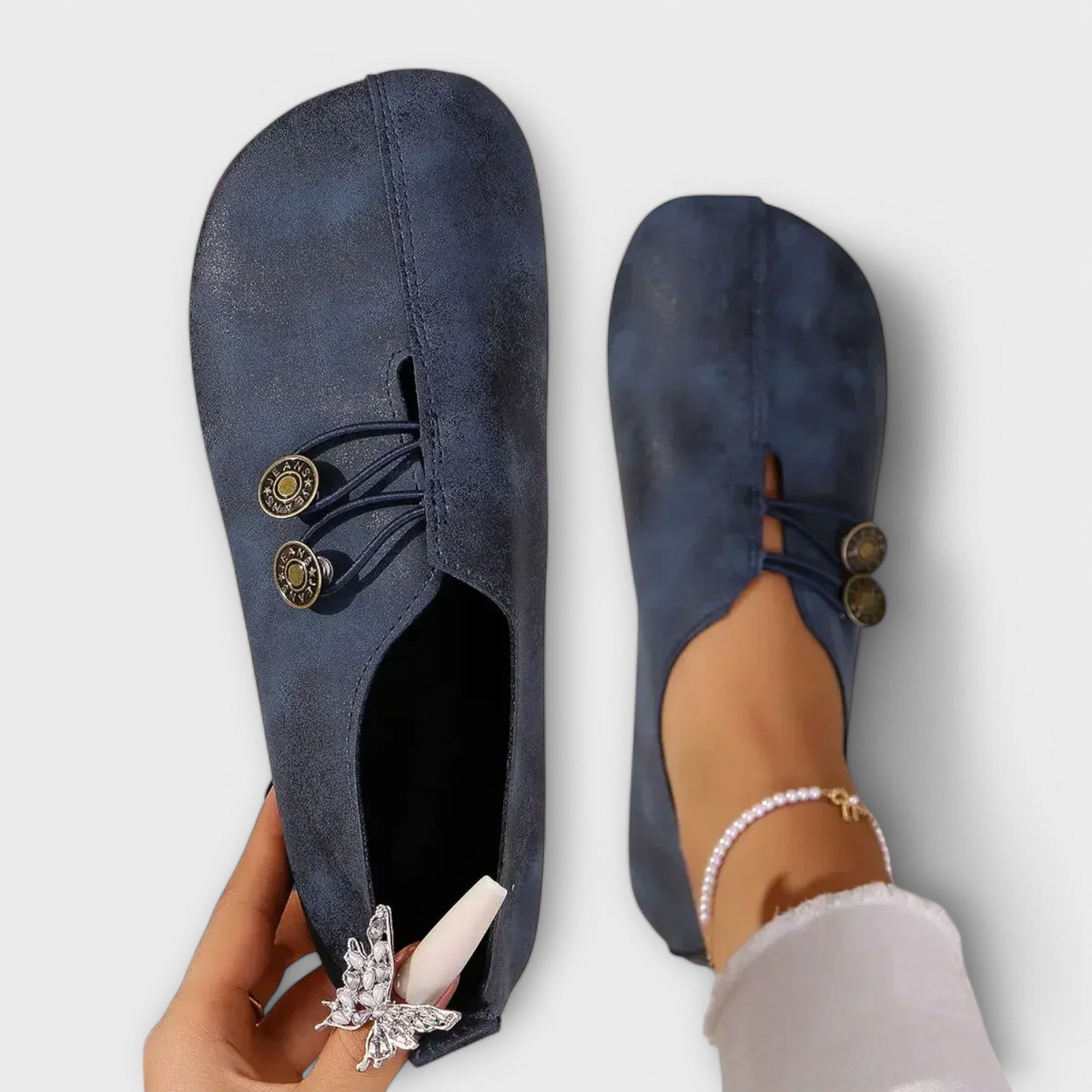 Suede Moccasins (Juoda)