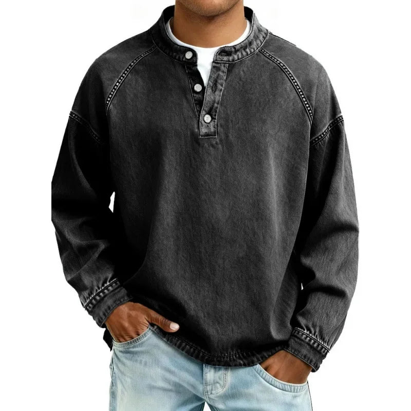 Retro Henley Shirt