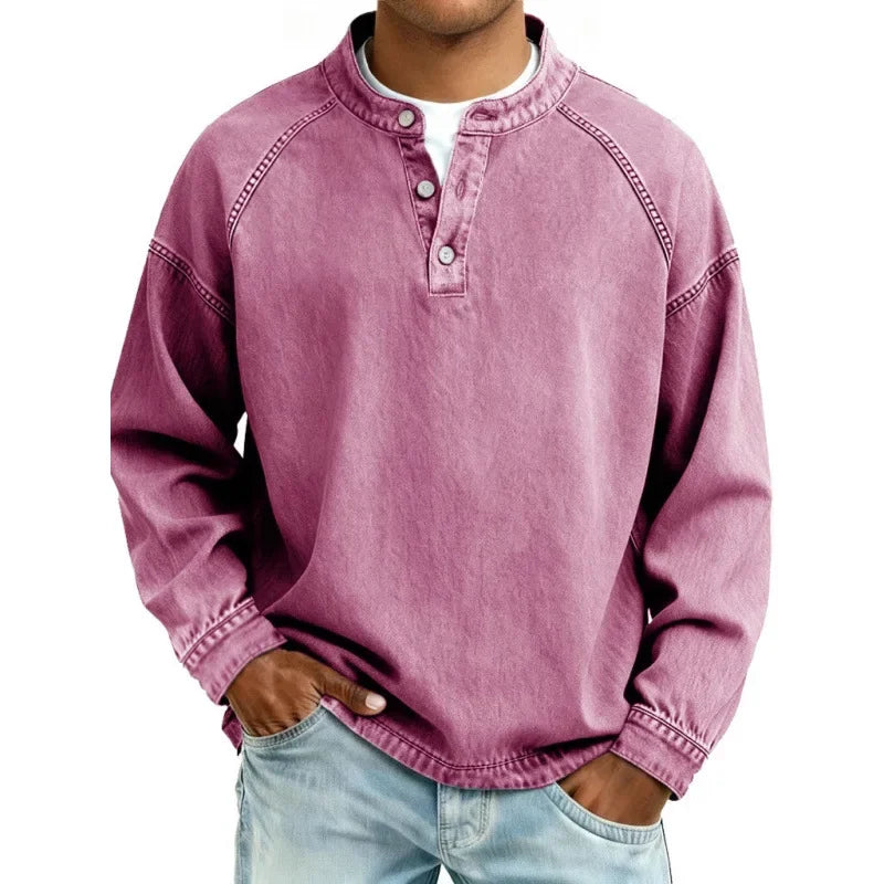 Retro Henley Shirt