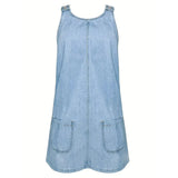 Laisvalaikio Denim Suknelė