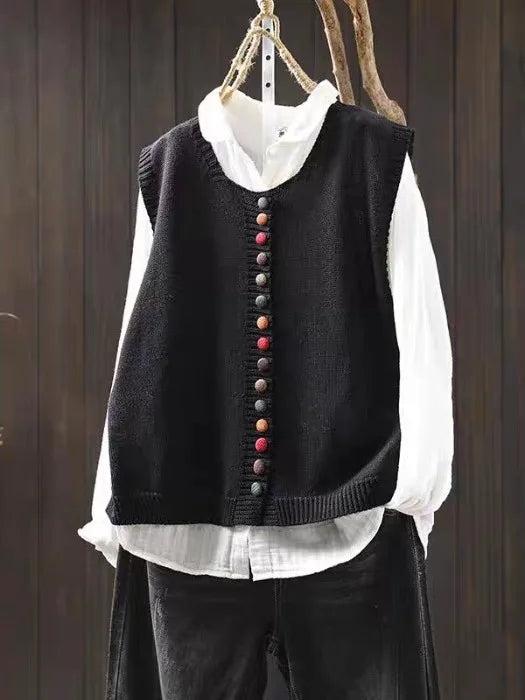 Knit Sweater (Juoda)