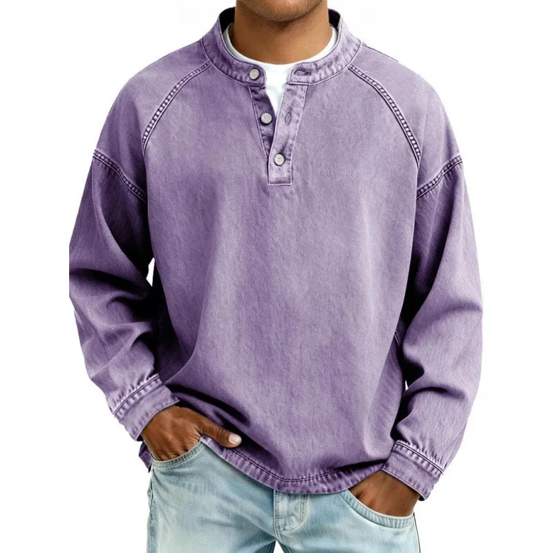Retro Henley Shirt