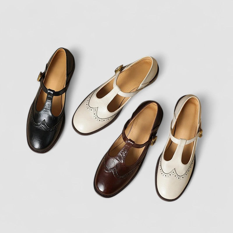 Mary Jane Orthopedic Shoes (Smėlinė)