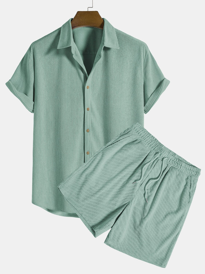 Velvet Collar Shirt