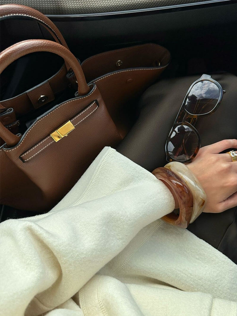 Oiled Leather Handbag