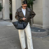 Oiled Leather Handbag