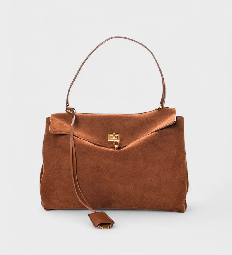 Suede Handbag