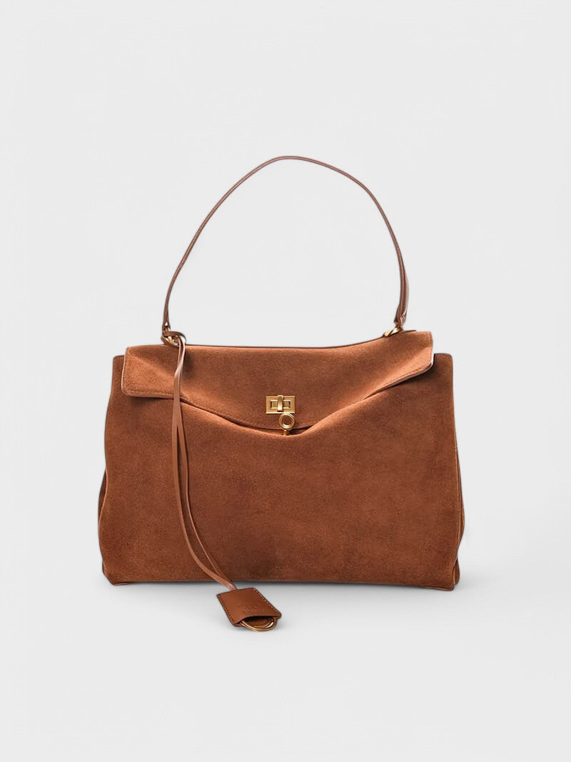Suede Handbag