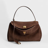 Suede Handbag