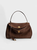 Suede Handbag