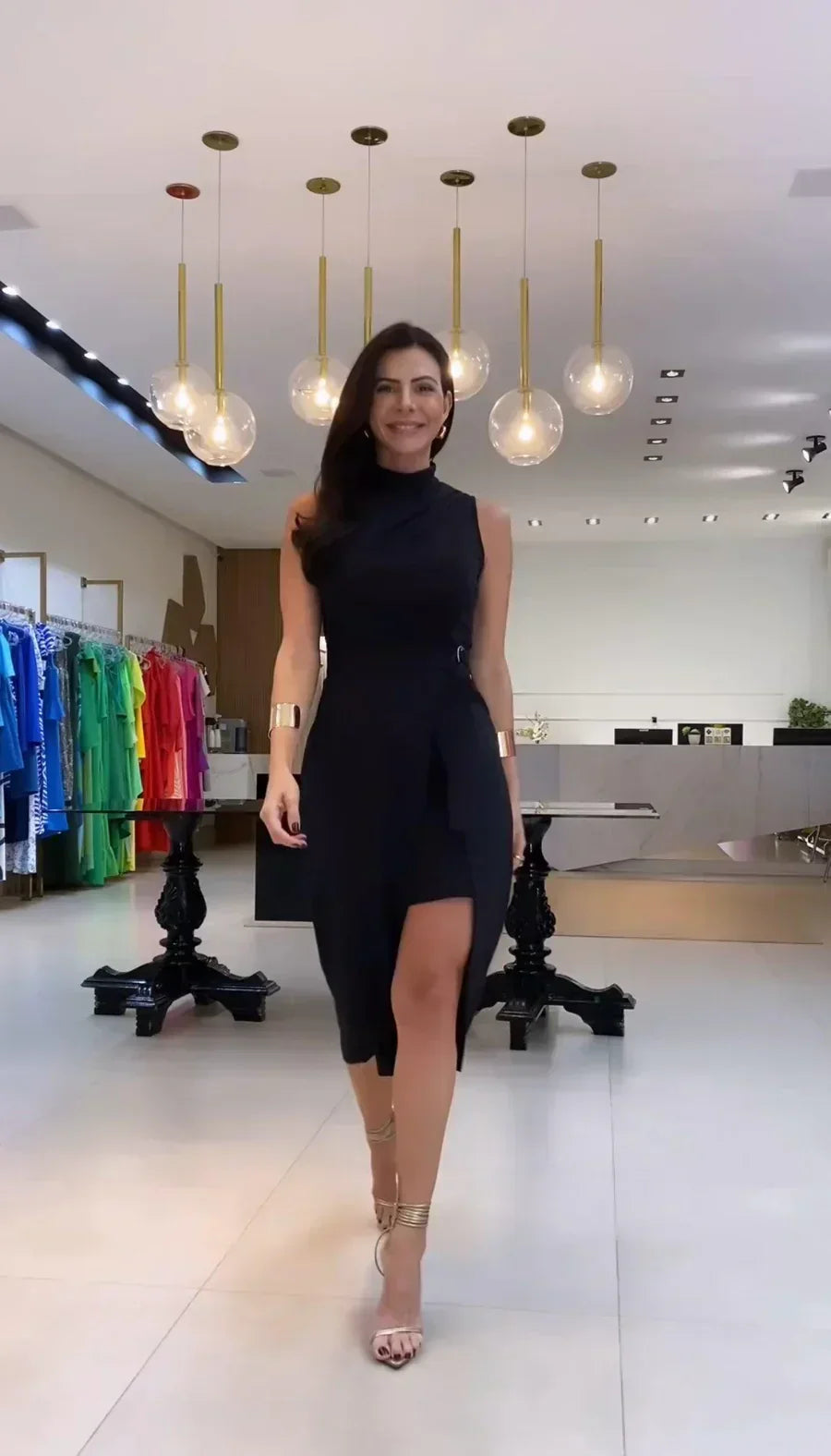 Išskirtinė Maxi Suknelė (Kreminė)