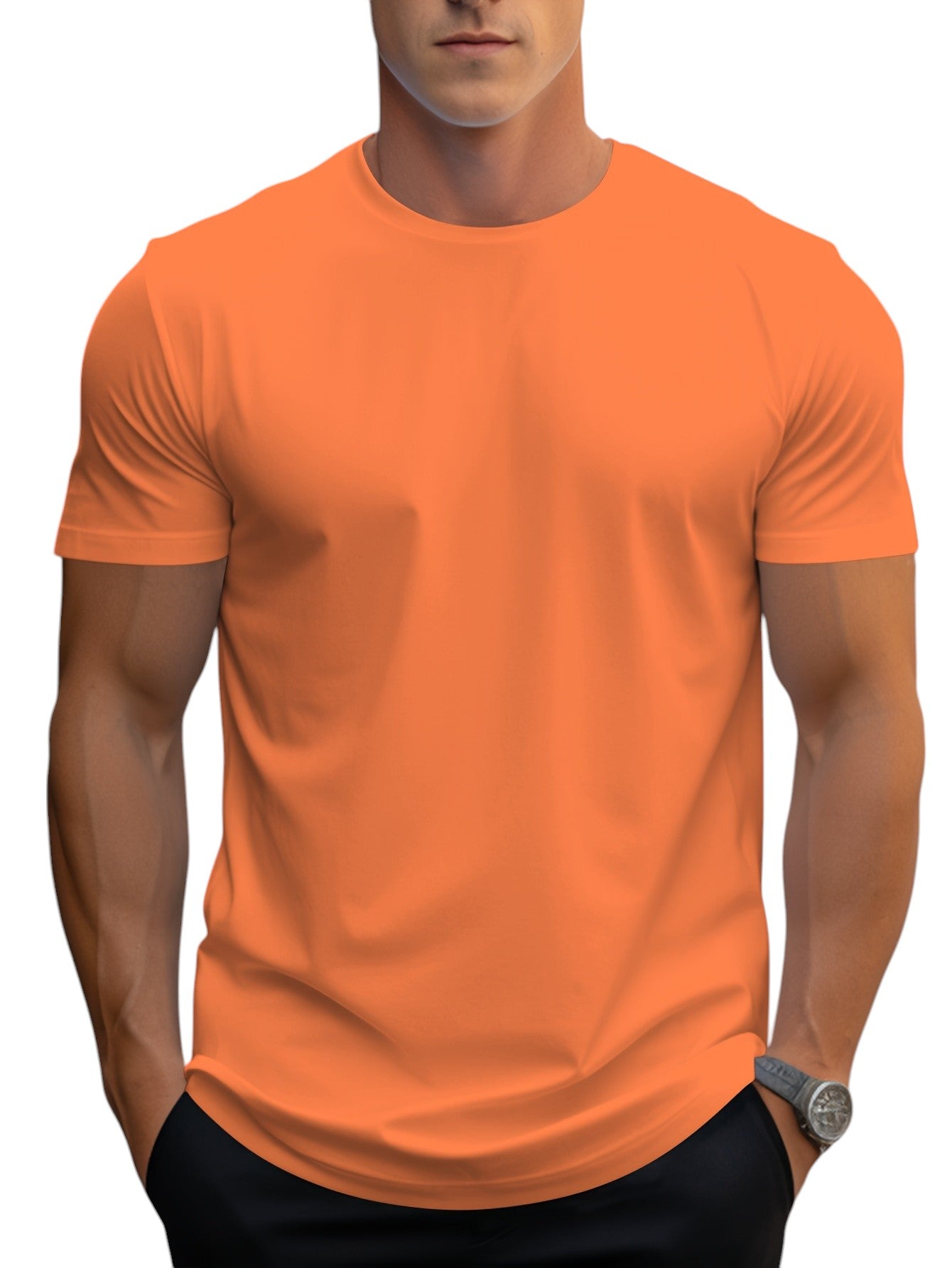 T-shirt - Regular Fit with Soft V-Neck