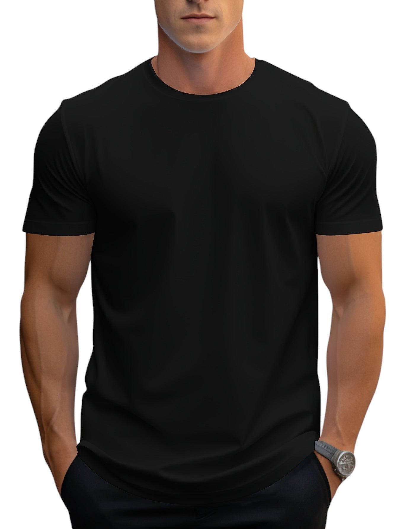 T-shirt - Regular Fit with Soft V-Neck