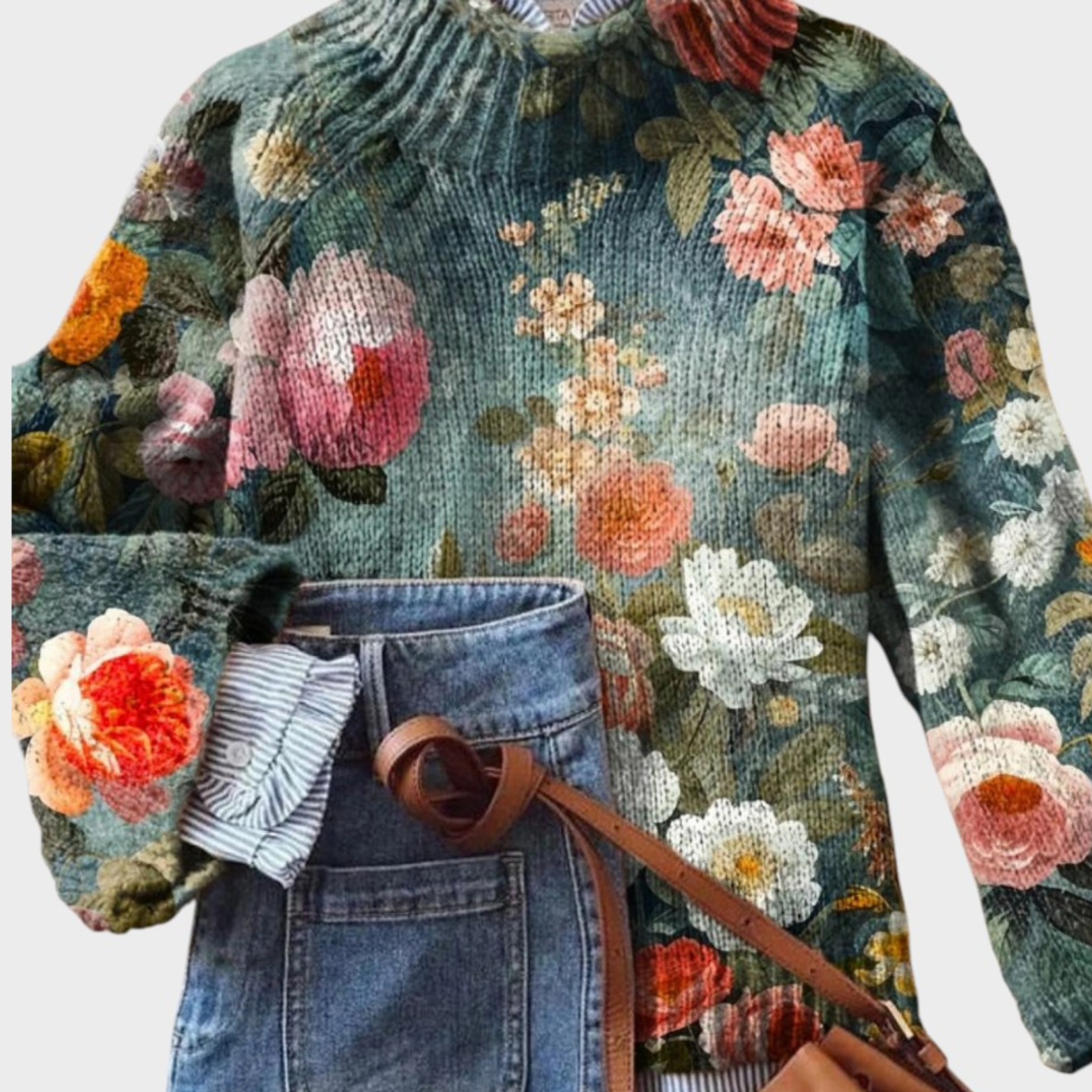 Artistic Knit Sweater (Modelis 1)