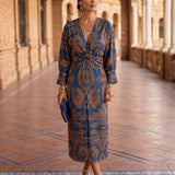 Midi Dress (Mėlyna)