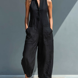 Minimalistinis Be Rankovių Jumpsuitas