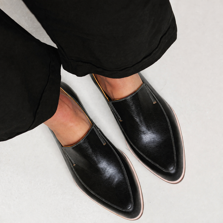 Hilde | Juodas Patcher Loaferis