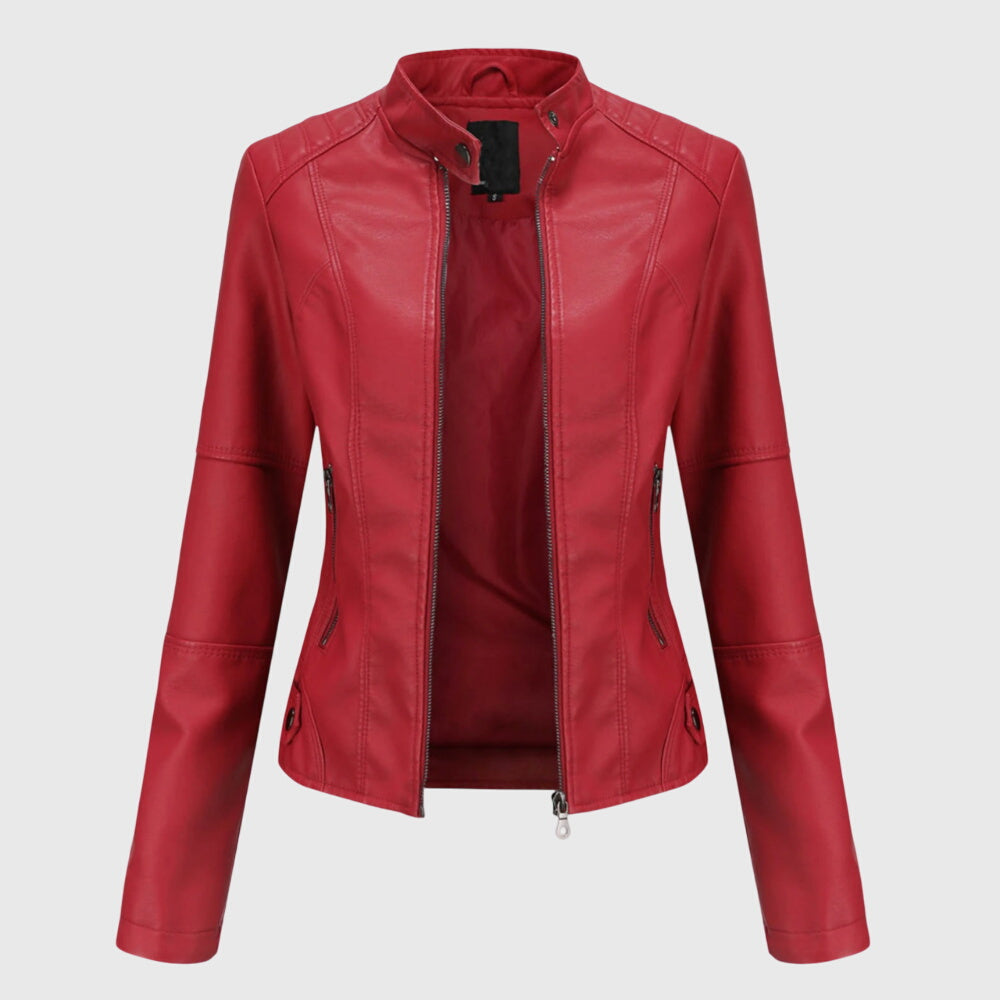 Helene | Elegantiška moterų odinė striukė