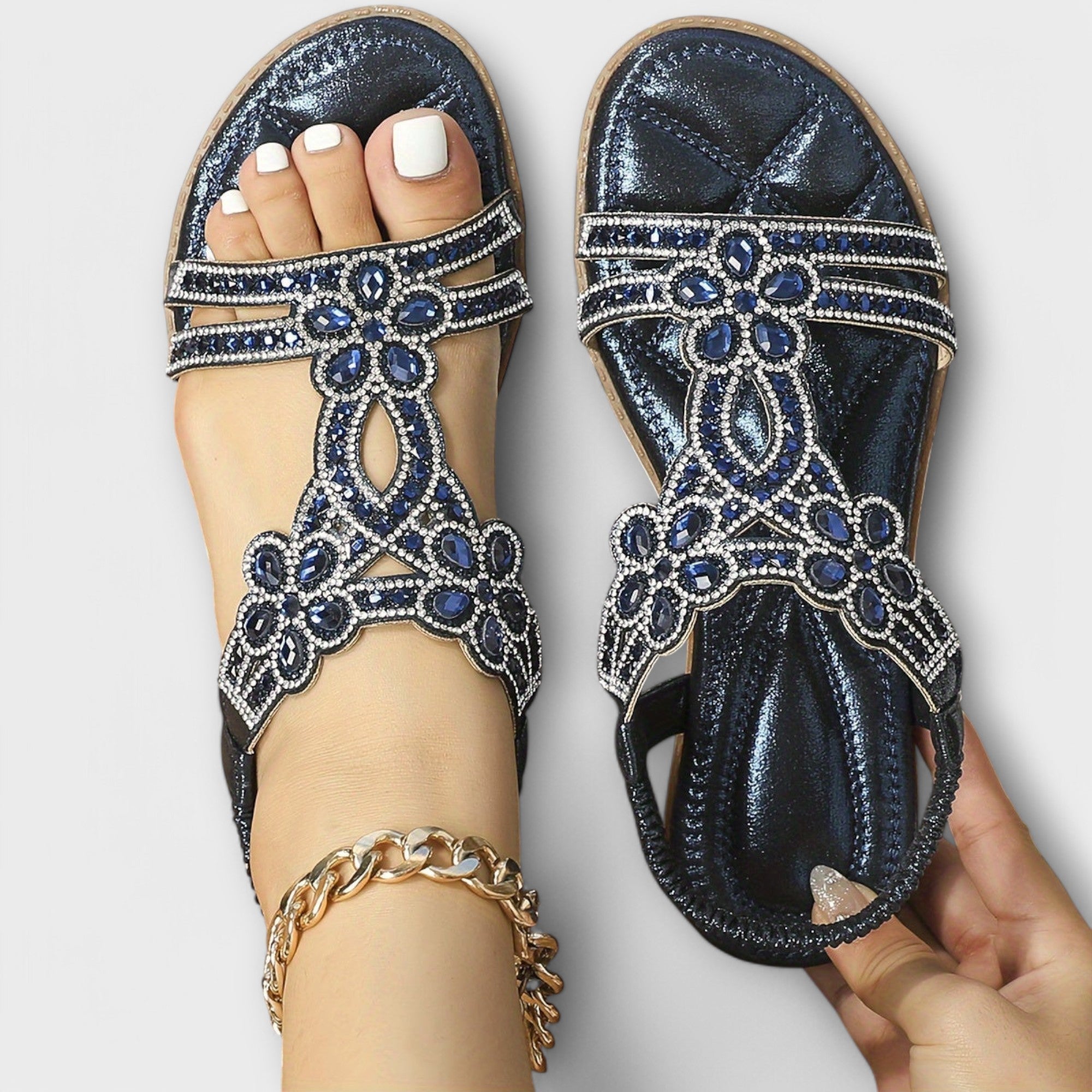Boho Stiliaus Ortopediniai Sandalai