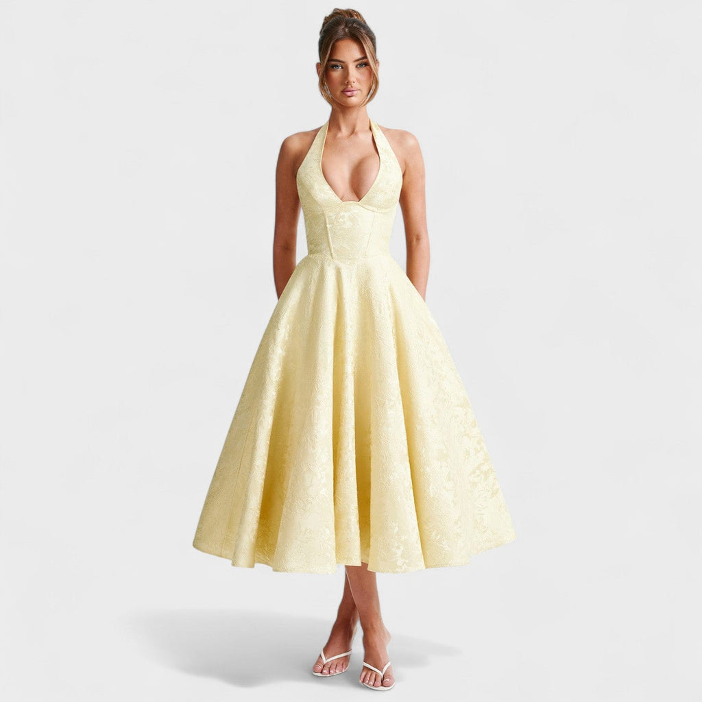 Midi suknelė su korsetu