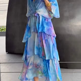 Elegantiška šifono suknelė