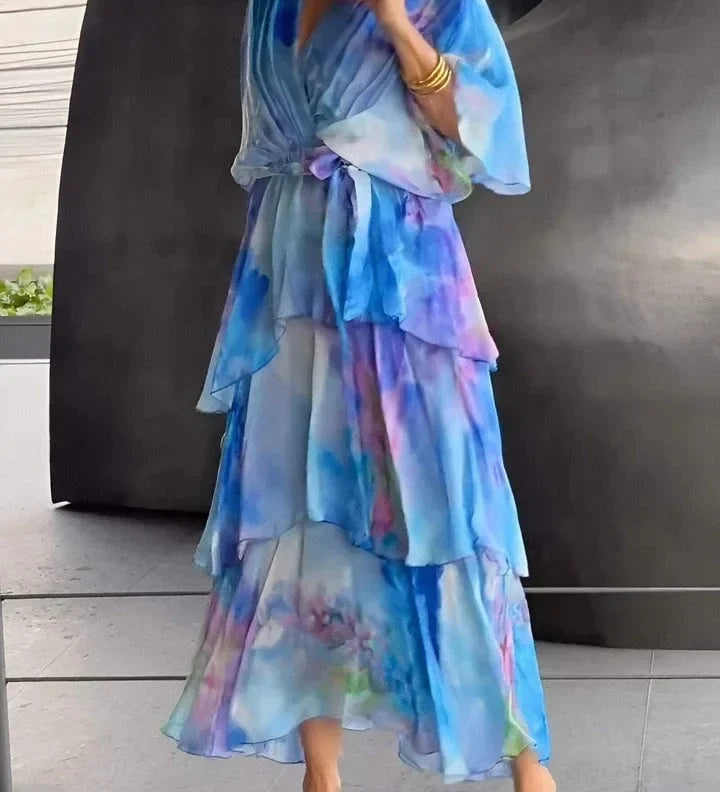 Elegantiška šifono suknelė