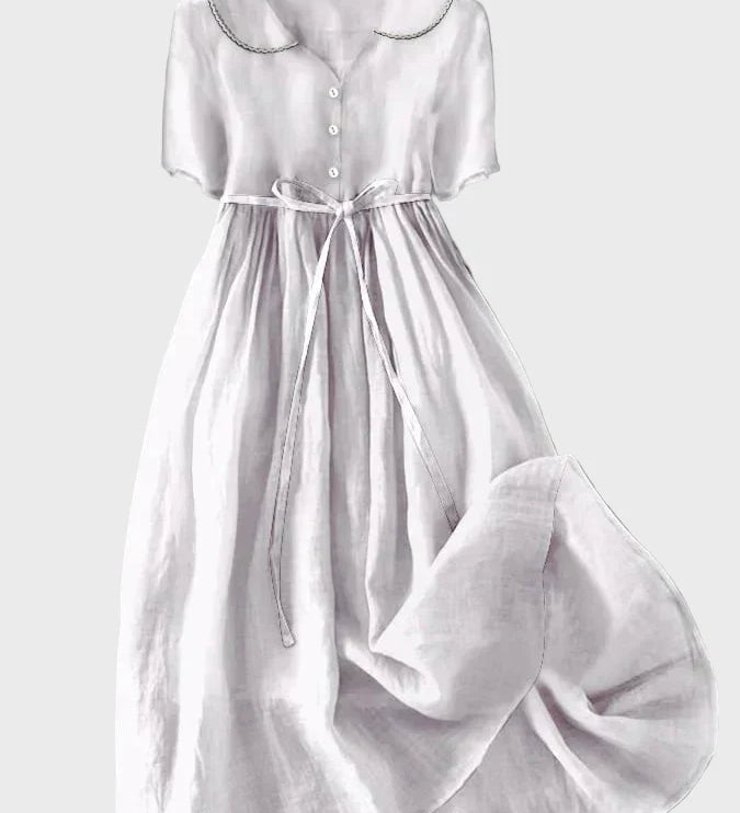 Classic Dress with Buttons