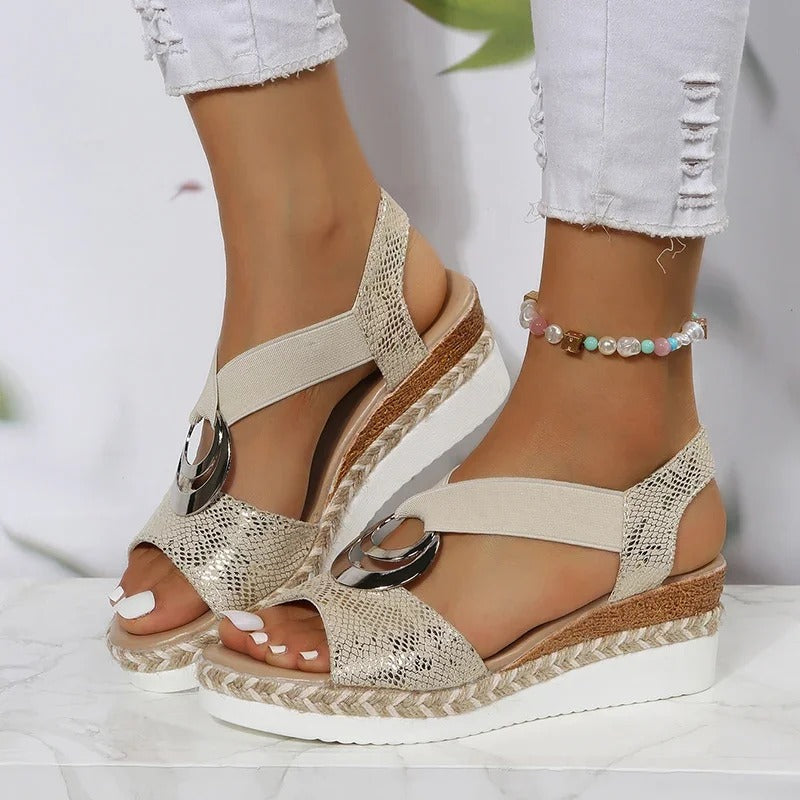 Anna-Jule | Elegantiški platforminiai sandalai
