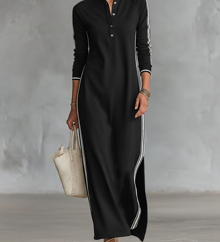 Stilinga Maxi Suknelė (Juoda 2)