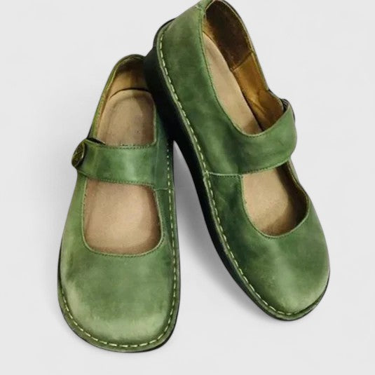 Mary Jane Orthopedic Shoes (Žalia)