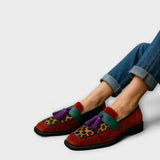 Multicolored Moccasins
