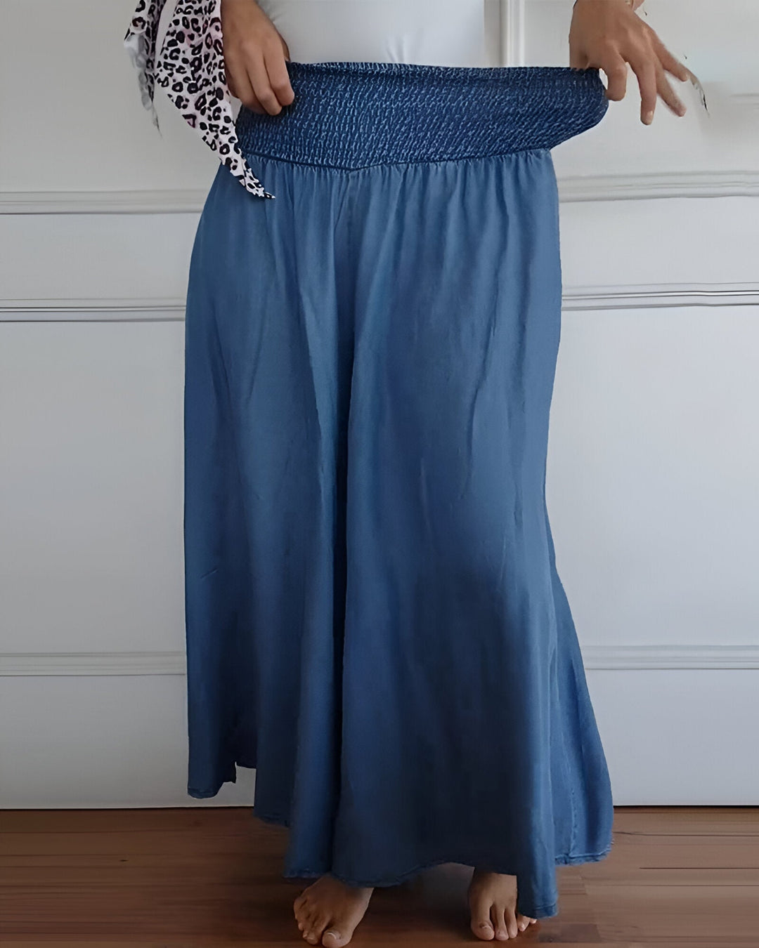 Marlene | Lengvas raštuotas sijonas