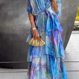 Elegantiška šifono suknelė
