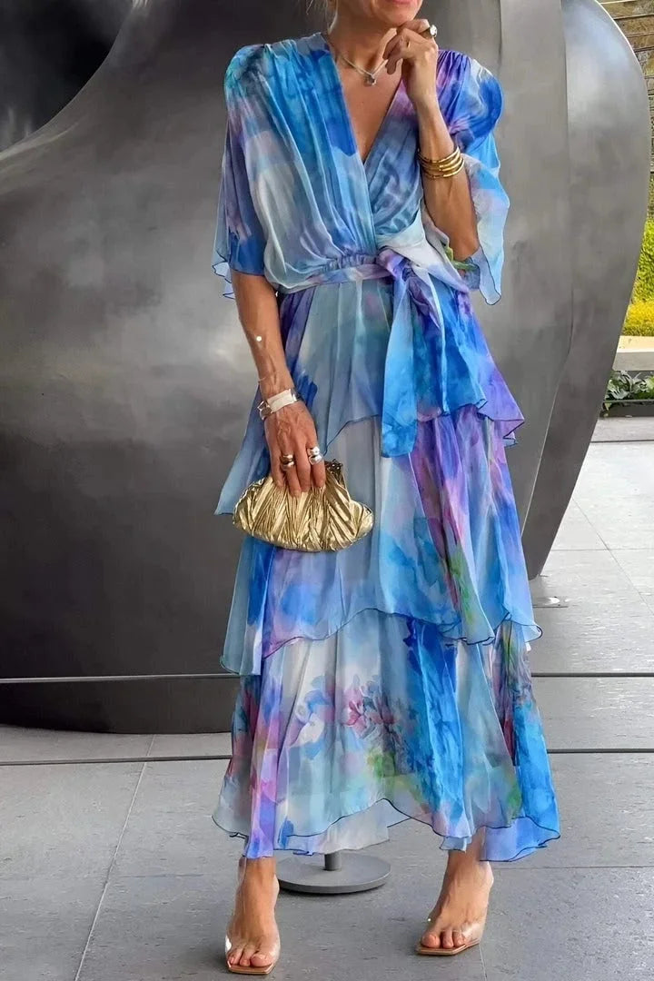 Elegantiška šifono suknelė