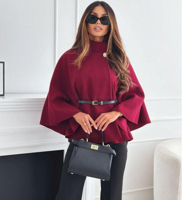 Papillon Striped Coat with Belt