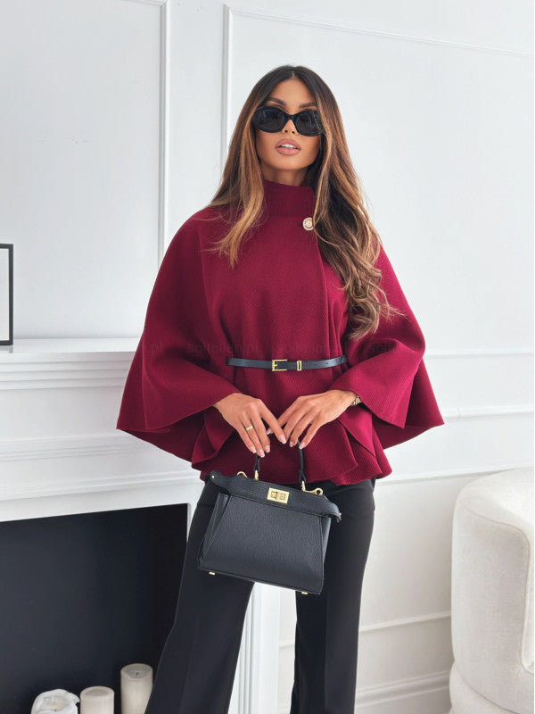 Papillon Striped Coat with Belt