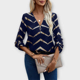 Laikinė ir elegantiška bluzon