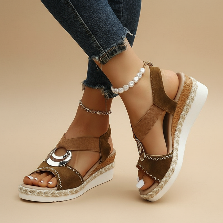 Anna-Jule | Elegantiški platforminiai sandalai