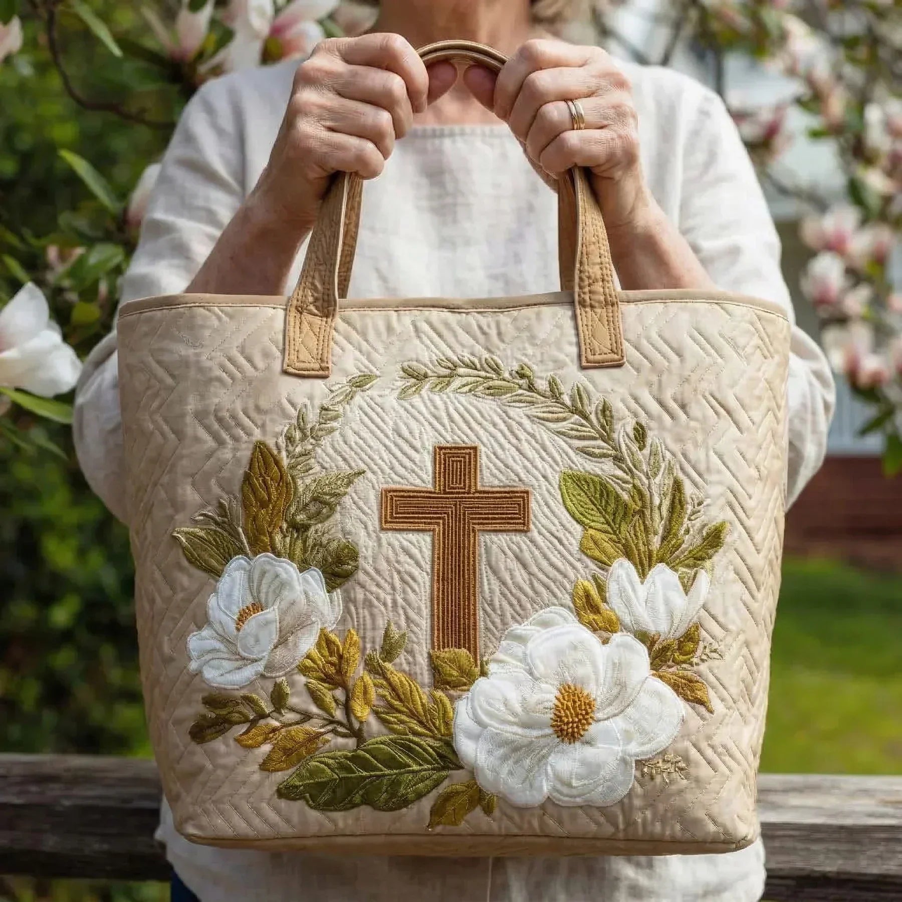 Rankomis Siuvamas Paminkštintas Krepšys